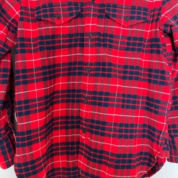 NWT Madewell Plaid Flannel Cargo Workshirt - Picture 6 of 11